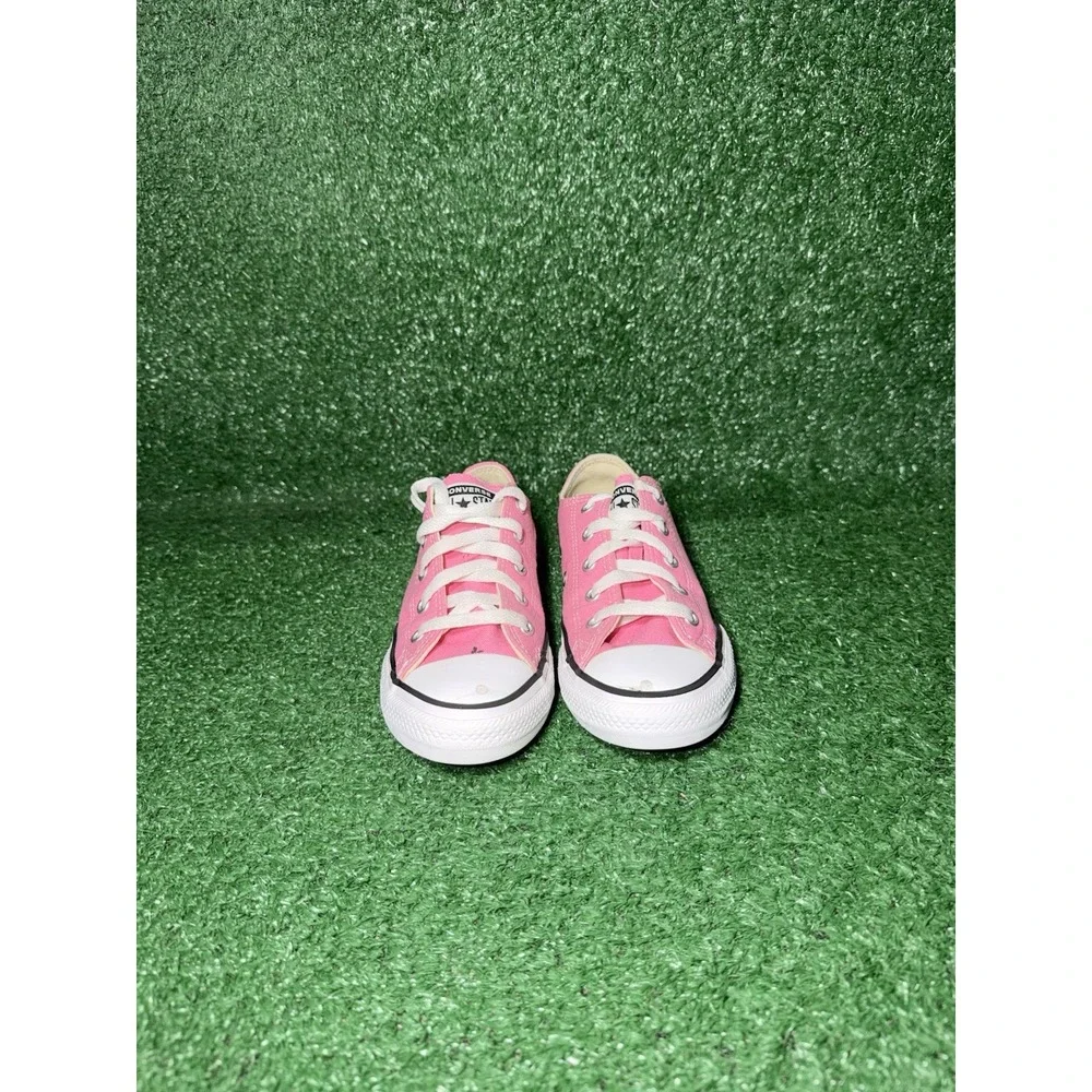 Converse Chuck Taylor All Star Youth Kids Size 1Y Girls Pink White Walking Shoes